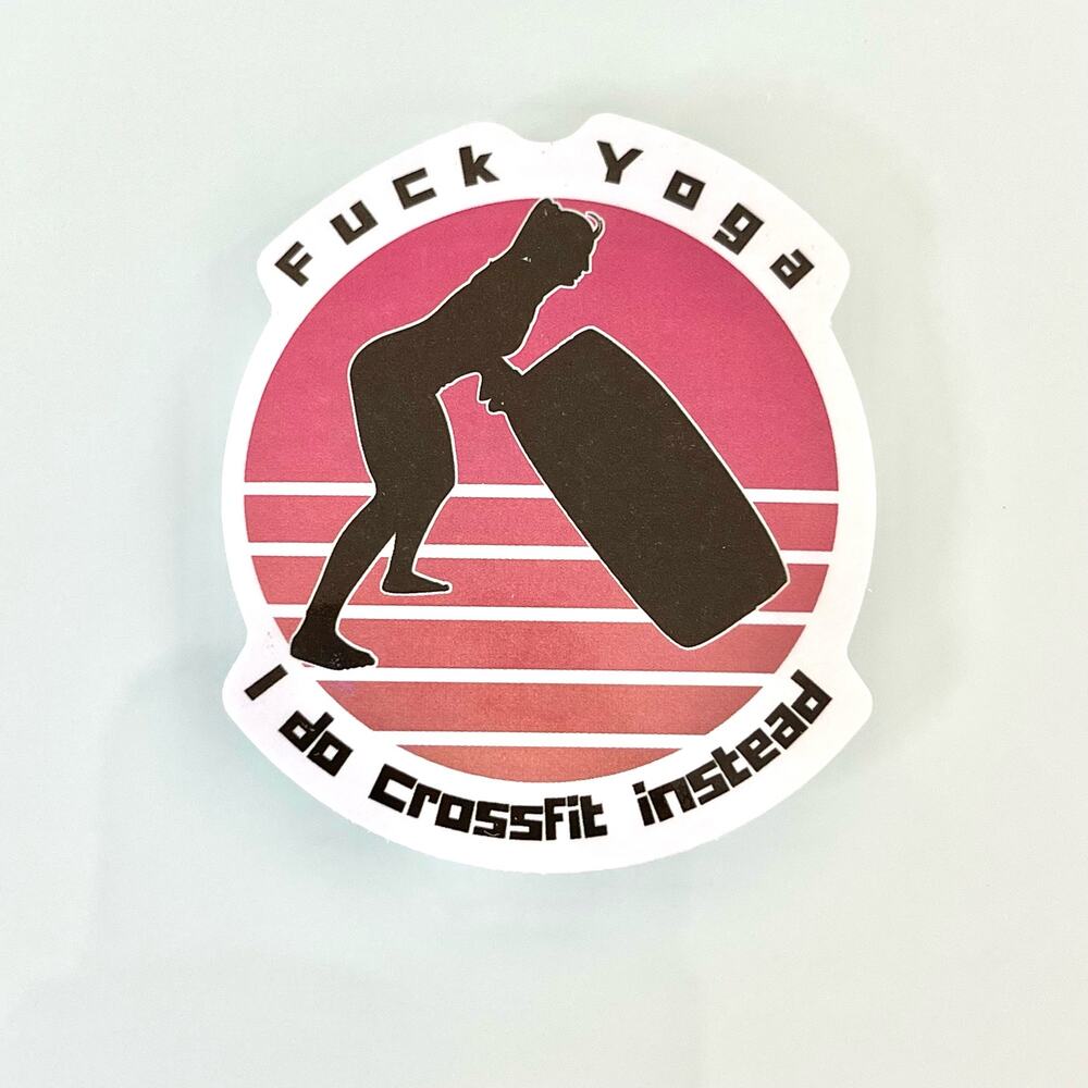 5/$10 Waterproof New Vinyl Sticker Decal CrossFit